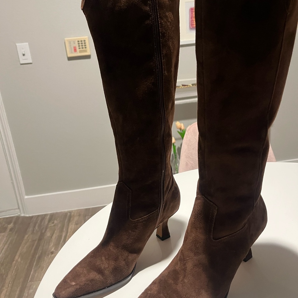Dolce Vita Dark Brown Heeled Boots